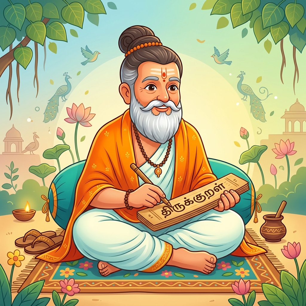 Thiruvalluvar Mascot